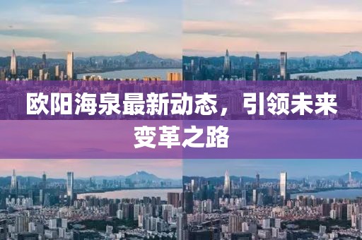 歐陽(yáng)海泉最新動(dòng)態(tài)，引領(lǐng)未來(lái)變革之路