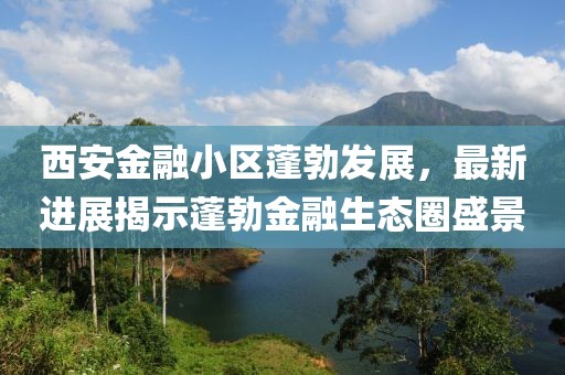 西安金融小區(qū)蓬勃發(fā)展，最新進(jìn)展揭示蓬勃金融生態(tài)圈盛景