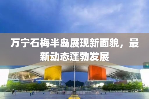 萬寧石梅半島展現(xiàn)新面貌，最新動態(tài)蓬勃發(fā)展