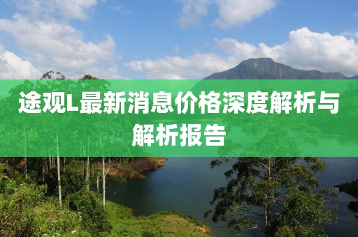 途觀L最新消息價格深度解析與解析報告