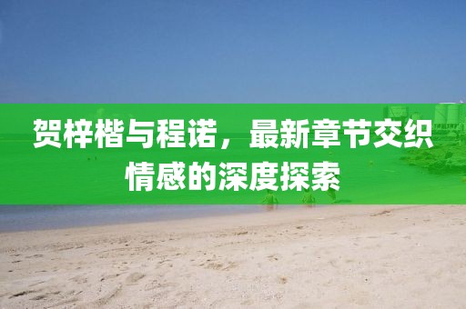 賀梓楷與程諾，最新章節(jié)交織情感的深度探索