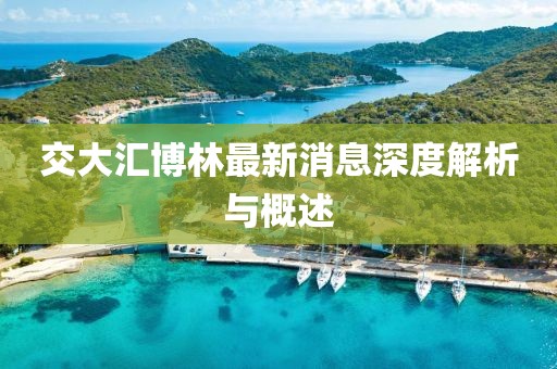 交大匯博林最新消息深度解析與概述