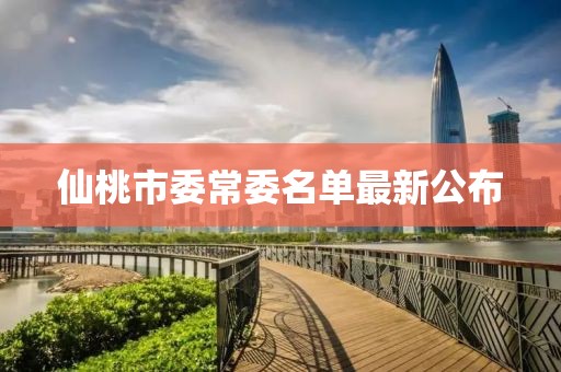 仙桃市委常委名單最新公布