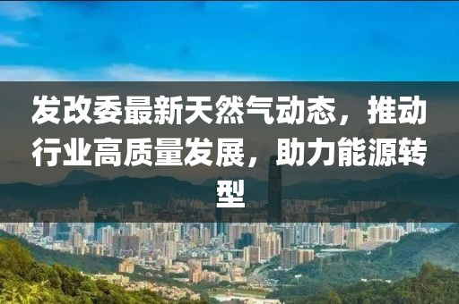 發(fā)改委最新天然氣動(dòng)態(tài)，推動(dòng)行業(yè)高質(zhì)量發(fā)展，助力能源轉(zhuǎn)型