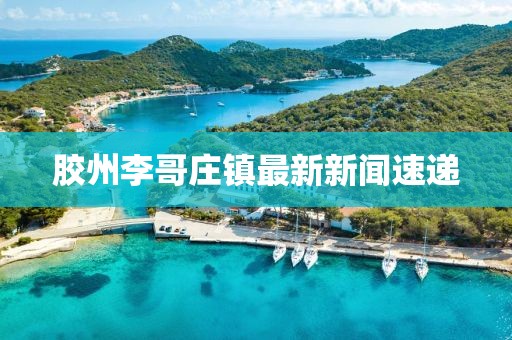 膠州李哥莊鎮(zhèn)最新新聞速遞