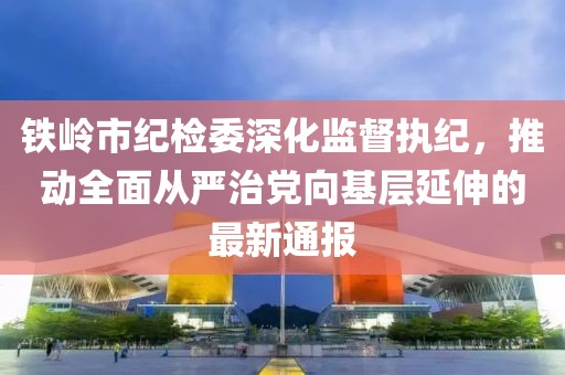 鐵嶺市紀(jì)檢委深化監(jiān)督執(zhí)紀(jì)，推動(dòng)全面從嚴(yán)治黨向基層延伸的最新通報(bào)