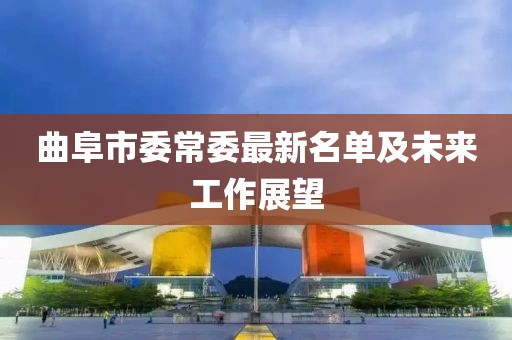 曲阜市委常委最新名單及未來工作展望