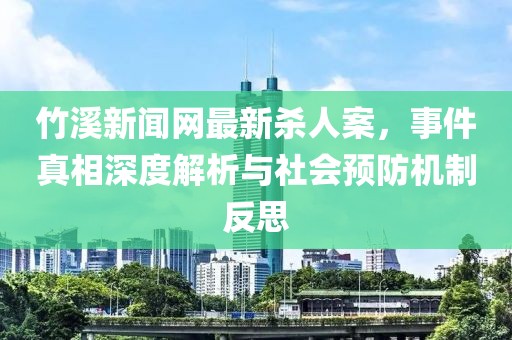 竹溪新聞網(wǎng)最新殺人案，事件真相深度解析與社會(huì)預(yù)防機(jī)制反思