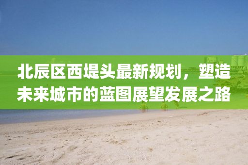 北辰區(qū)西堤頭最新規(guī)劃，塑造未來城市的藍圖展望發(fā)展之路