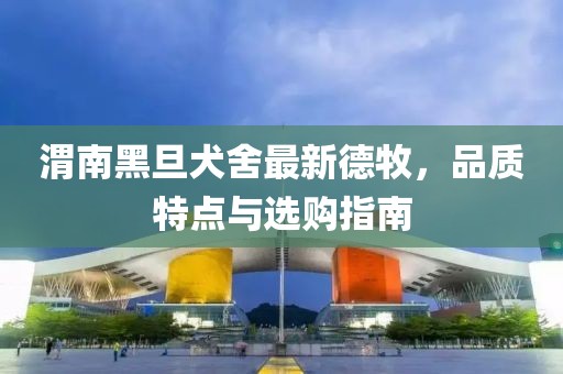 渭南黑旦犬舍最新德牧，品質(zhì)特點(diǎn)與選購(gòu)指南