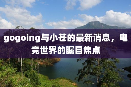 gogoing與小蒼的最新消息，電競世界的矚目焦點(diǎn)