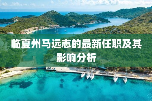 臨夏州馬遠(yuǎn)志的最新任職及其影響分析