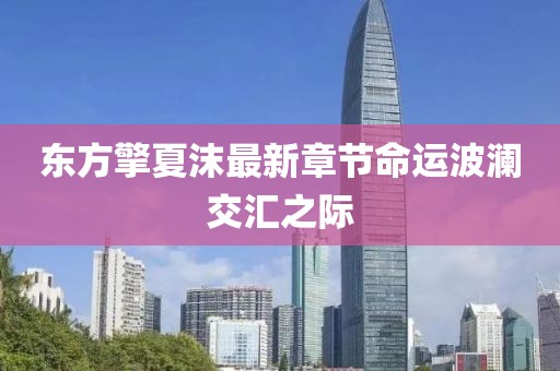 東方擎夏沫最新章節(jié)命運波瀾交匯之際