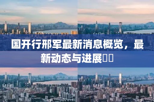 國開行邢軍最新消息概覽，最新動態(tài)與進展??