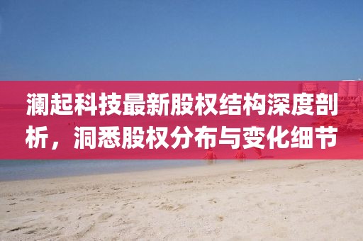 瀾起科技最新股權結構深度剖析，洞悉股權分布與變化細節(jié)