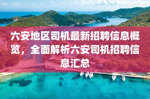 六安地區(qū)司機最新招聘信息概覽，全面解析六安司機招聘信息匯總