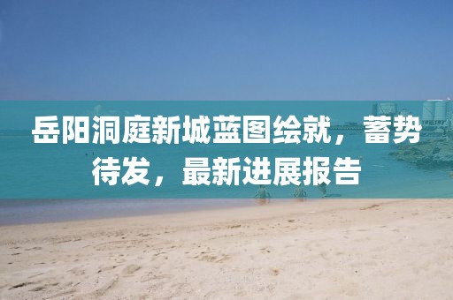 岳陽洞庭新城藍(lán)圖繪就，蓄勢待發(fā)，最新進(jìn)展報(bào)告