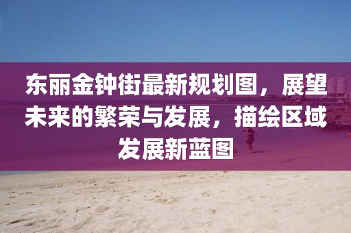 東麗金鐘街最新規(guī)劃圖，展望未來(lái)的繁榮與發(fā)展，描繪區(qū)域發(fā)展新藍(lán)圖