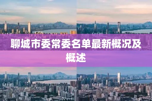 聊城市委常委名單最新概況及概述