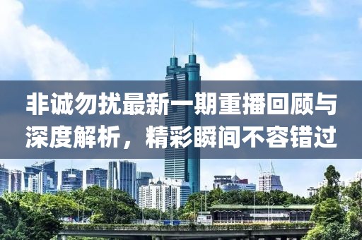 非誠(chéng)勿擾最新一期重播回顧與深度解析，精彩瞬間不容錯(cuò)過(guò)