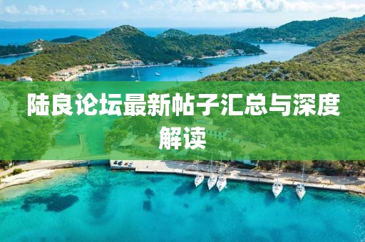 陸良論壇最新帖子匯總與深度解讀