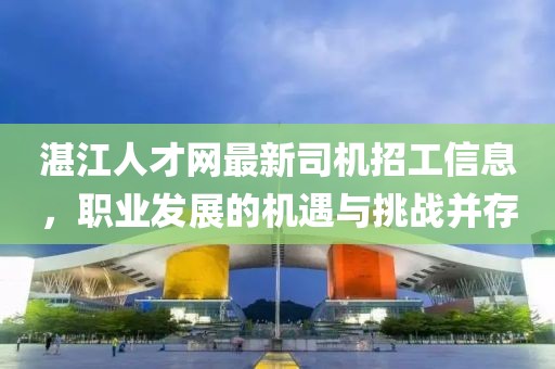 湛江人才網(wǎng)最新司機(jī)招工信息，職業(yè)發(fā)展的機(jī)遇與挑戰(zhàn)并存