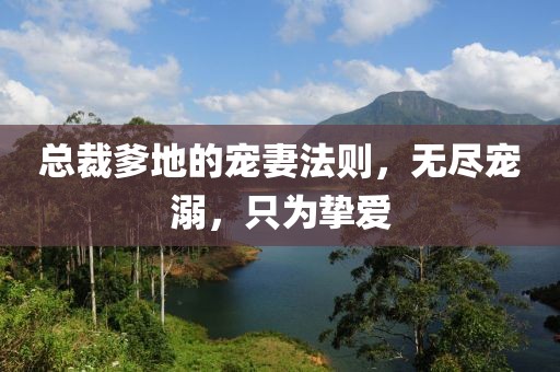 總裁爹地的寵妻法則，無盡寵溺，只為摯愛