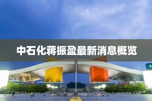 中石化蔣振盈最新消息概覽