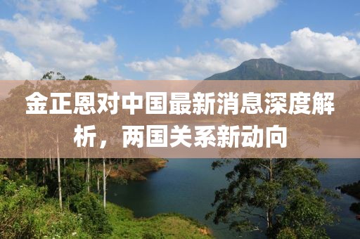 金正恩對(duì)中國(guó)最新消息深度解析，兩國(guó)關(guān)系新動(dòng)向