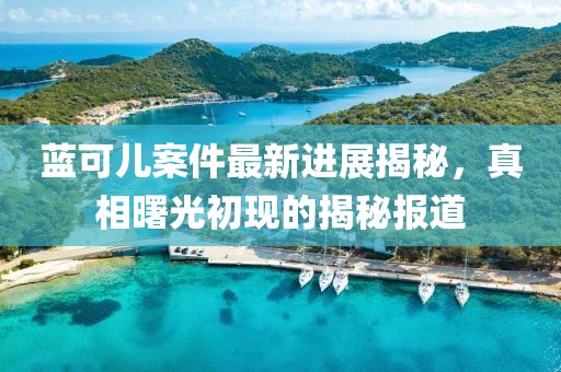 藍(lán)可兒案件最新進(jìn)展揭秘，真相曙光初現(xiàn)的揭秘報(bào)道