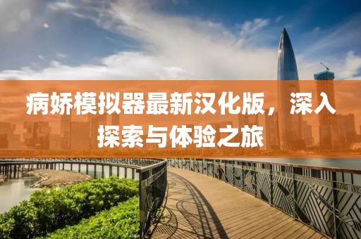 病嬌模擬器最新漢化版，深入探索與體驗之旅