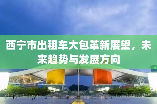 西寧市出租車大包革新展望，未來趨勢與發(fā)展方向