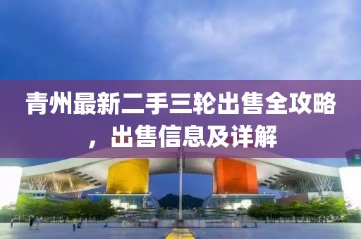 青州最新二手三輪出售全攻略，出售信息及詳解