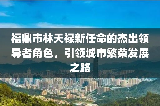 福鼎市林天祿新任命的杰出領(lǐng)導(dǎo)者角色，引領(lǐng)城市繁榮發(fā)展之路