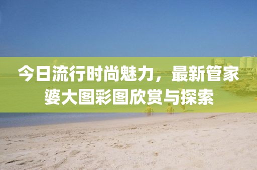 今日流行時(shí)尚魅力，最新管家婆大圖彩圖欣賞與探索