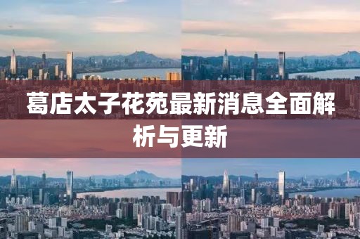 葛店太子花苑最新消息全面解析與更新