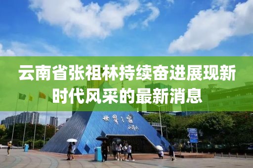 云南省張祖林持續(xù)奮進展現(xiàn)新時代風(fēng)采的最新消息