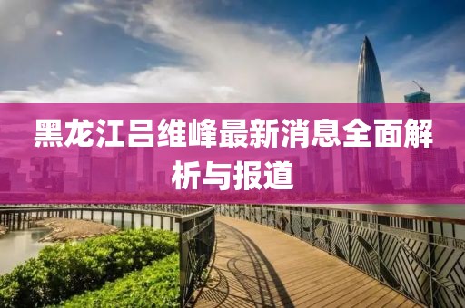 黑龍江呂維峰最新消息全面解析與報道