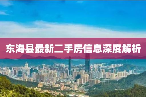東?？h最新二手房信息深度解析