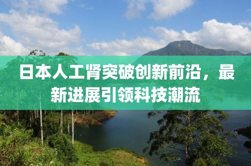 日本人工腎突破創(chuàng)新前沿，最新進(jìn)展引領(lǐng)科技潮流