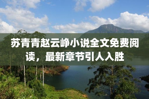 蘇青青趙云崢小說(shuō)全文免費(fèi)閱讀，最新章節(jié)引人入勝