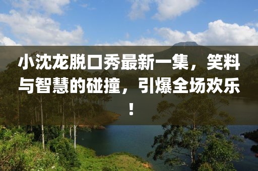 小沈龍脫口秀最新一集，笑料與智慧的碰撞，引爆全場歡樂！
