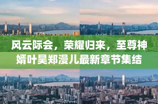 風云際會，榮耀歸來，至尊神婿葉昊鄭漫兒最新章節(jié)集結