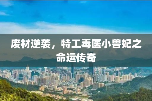 廢材逆襲，特工毒醫(yī)小獸妃之命運傳奇