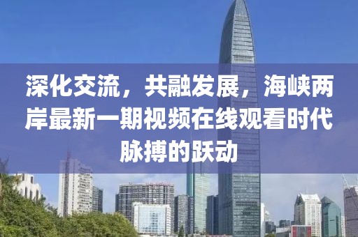 深化交流，共融發(fā)展，海峽兩岸最新一期視頻在線觀看時(shí)代脈搏的躍動(dòng)