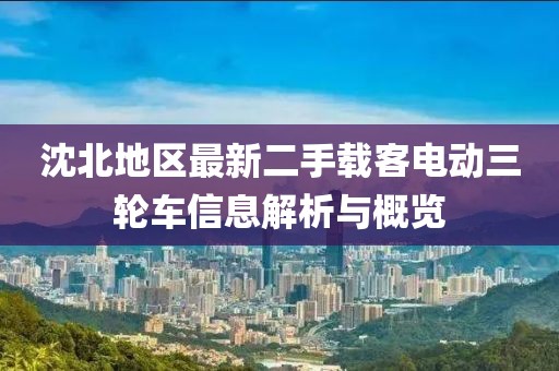 沈北地區(qū)最新二手載客電動(dòng)三輪車信息解析與概覽