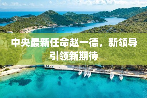 中央最新任命趙一德，新領(lǐng)導(dǎo)引領(lǐng)新期待