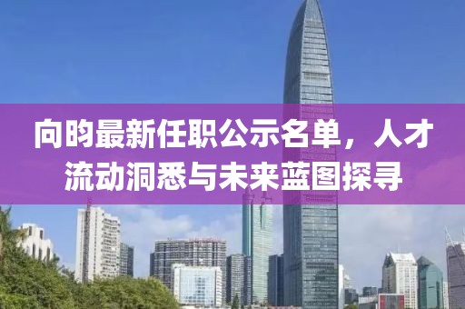 向昀最新任職公示名單，人才流動(dòng)洞悉與未來(lái)藍(lán)圖探尋