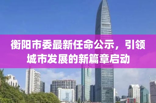 衡陽(yáng)市委最新任命公示，引領(lǐng)城市發(fā)展的新篇章啟動(dòng)