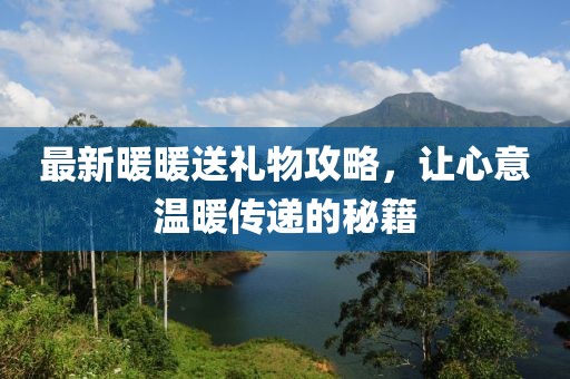 最新暖暖送禮物攻略，讓心意溫暖傳遞的秘籍